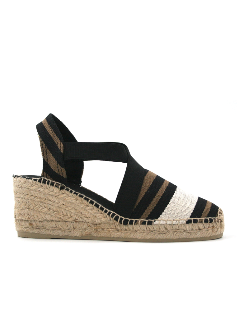 Hand Made - Heel Espadrilles - Zebra Dark