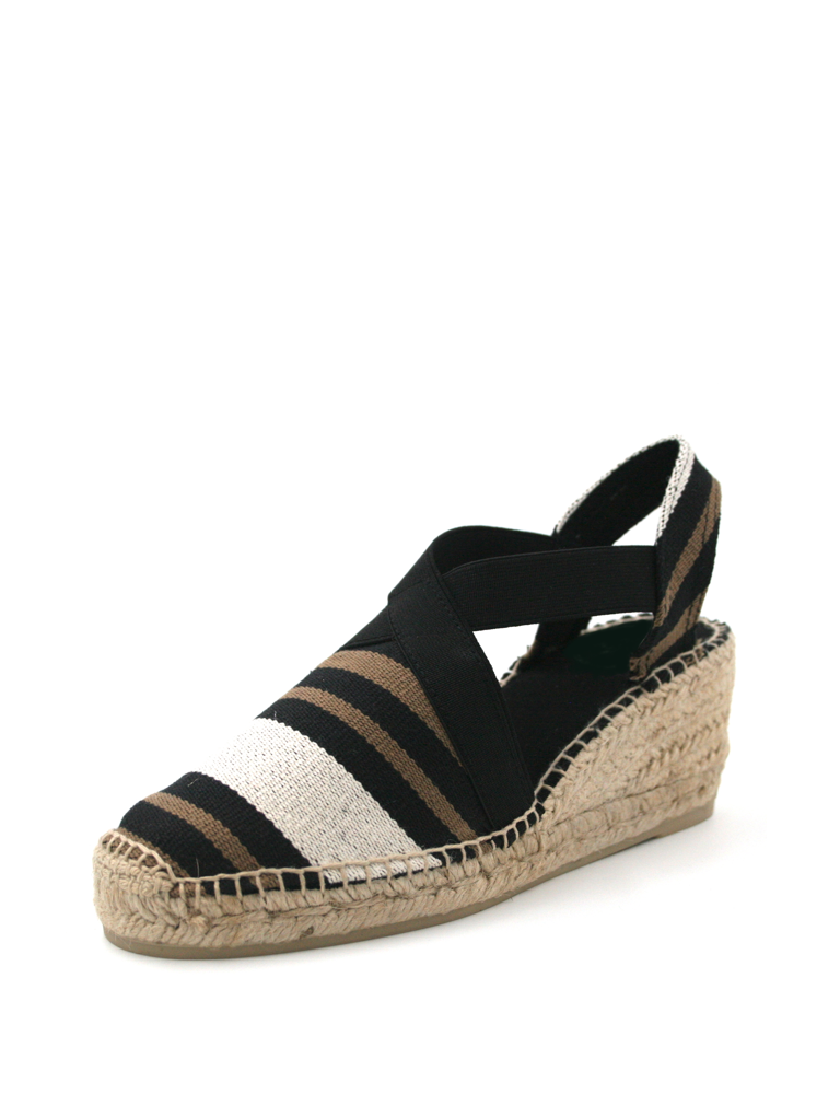 Hand Made - Heel Espadrilles - Zebra Dark