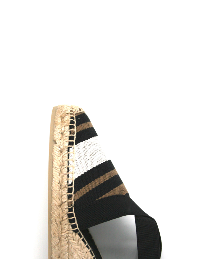 Espadrilles Women-Espadrilles Wedge Zebra Dark by Ethical & Sustainable Fashion Brand Mamahuhu